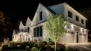 Line voltage (120v) landscape lighting