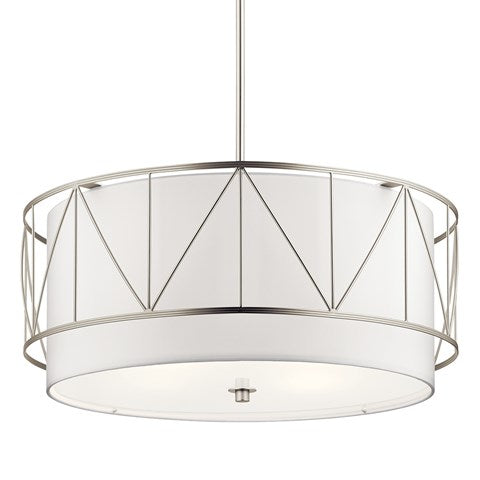 Birkleigh™ 11.5" 4 Light Pendant with Satin Etched Glass